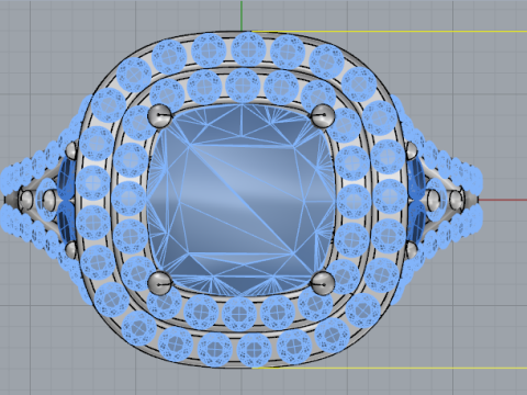 861 Ring Modello di stampa 3D