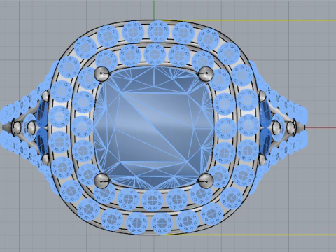 861 Ring 3D Print Model