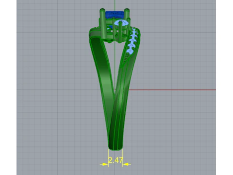 862 Ring 3D Print Model