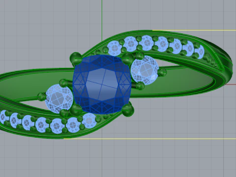 862 Ring 3D Print Model