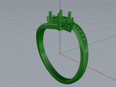 862 Ring 3D Print Model