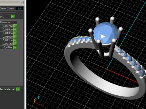 863 Ring 3D Print Model