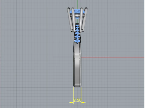 863 Ring 3D Print Model