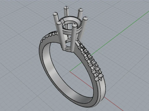 863 Ring 3D Print Model