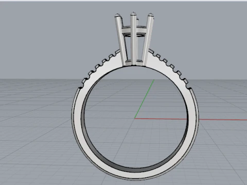 863 Ring 3D Print Model