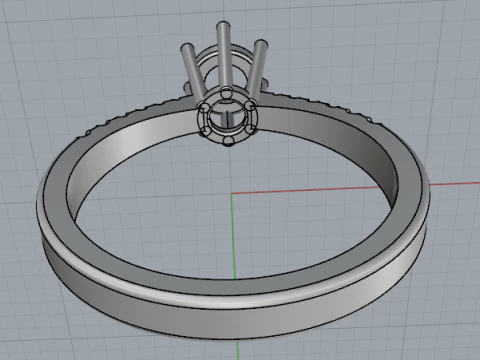 863 Ring 3D Print Model