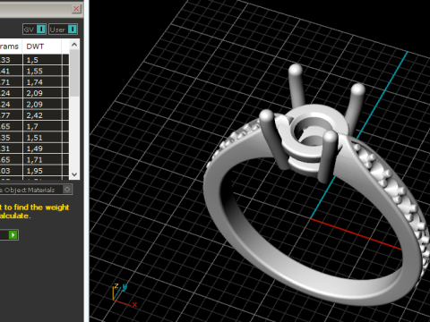 864 Ring 3D Принт Модель