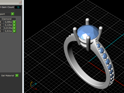 864 Ring 3D Принт Модель