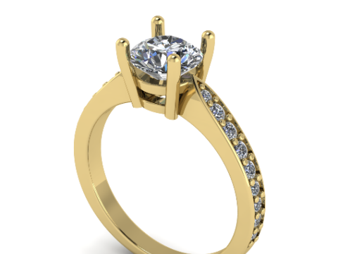 864 Ring 3D Принт Модель