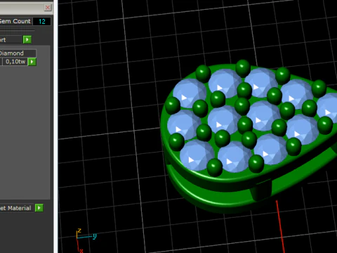 865 Pendant 3D Print Model