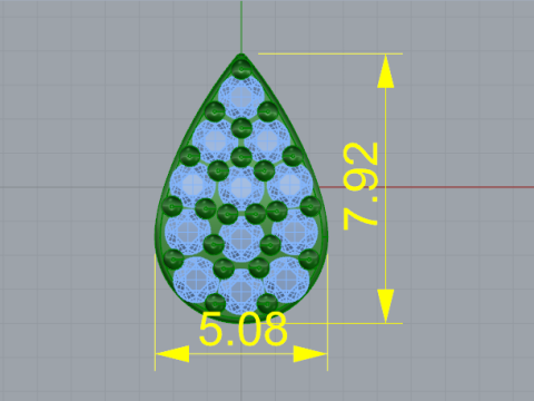 865 Pendant 3D Baskı Modeli