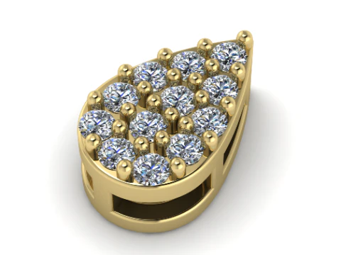 865 Pingente Modelo de Impressão 3D