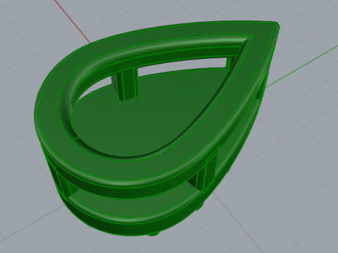 865 Pendant 3D Print Model