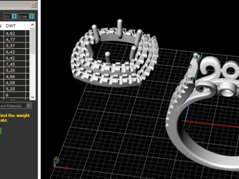 Anel 866 Modelo de Impressão 3D