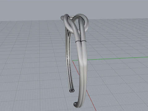 867 Bracelet 3D Print Model