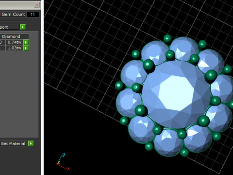 868 Earrings 3D Print Model
