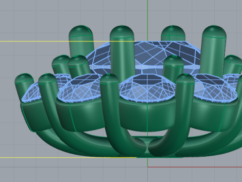 868 Earrings Model do druku 3D