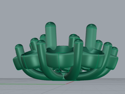 868 Earrings Model do druku 3D