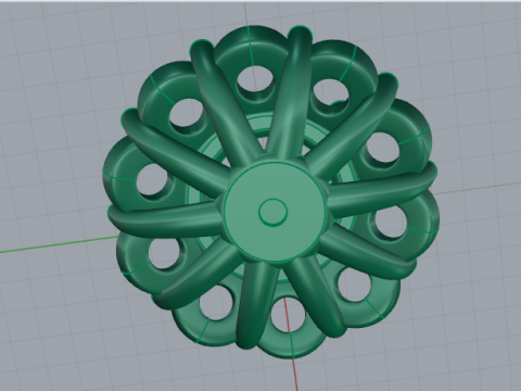 868 Earrings Model do druku 3D