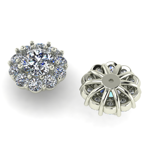 868 Earrings Model do druku 3D .c4d .max .obj .3ds .fbx .stl .blend