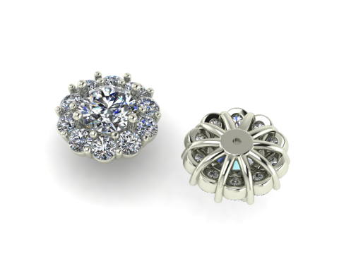 868 Earrings Modello di stampa 3D