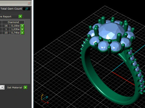 869 Ring 3D Print Model