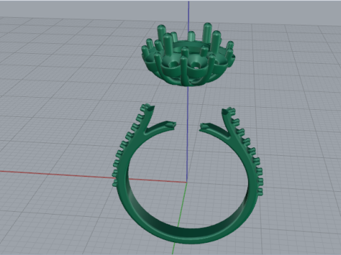 869 Ring 3D 打印模型