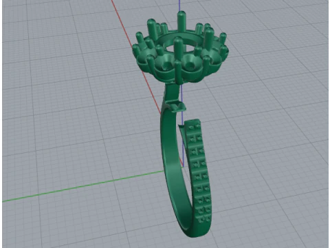 869 Ring 3D Print Model