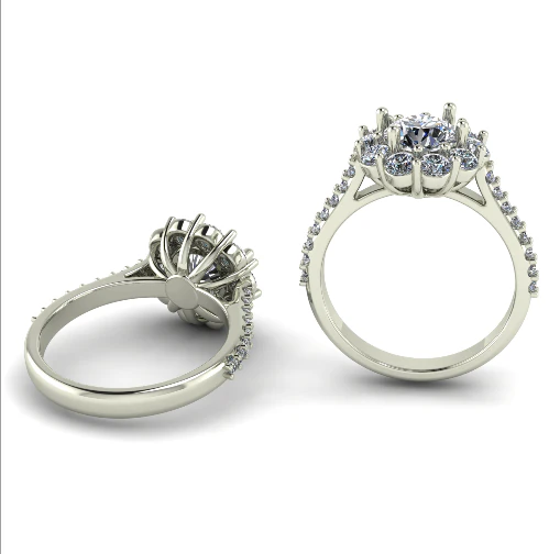 869 Ring 3D Print Model .c4d .max .obj .3ds .fbx .stl .blend 