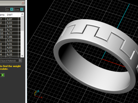 870 Ring 3D Принт Модель