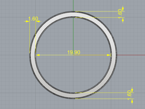 870 Ring 3D Принт Модель