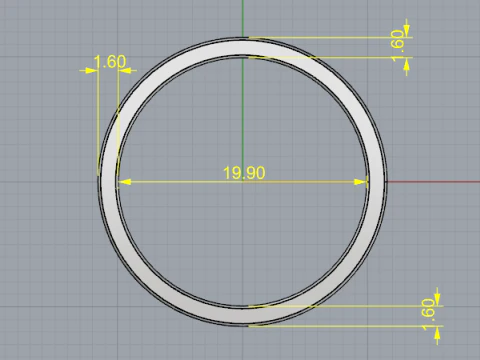 870 Ring 3D Print Model