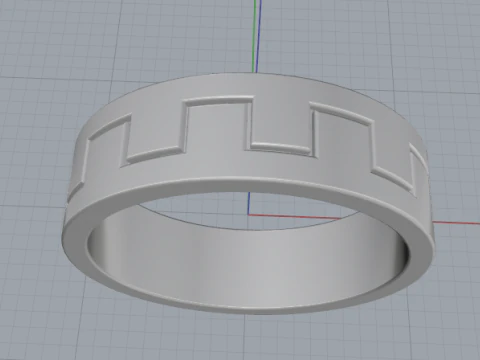 870 Ring 3D Print Model