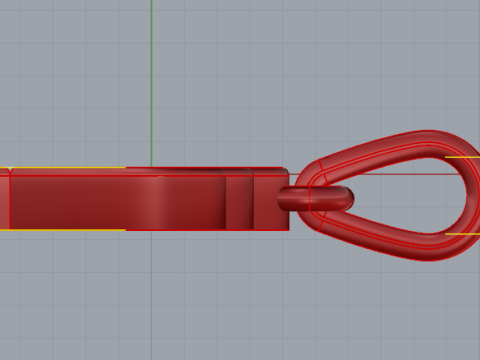 871 Pendant crown 3D Print Model