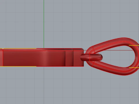 871 Pendant crown 3D Print Model