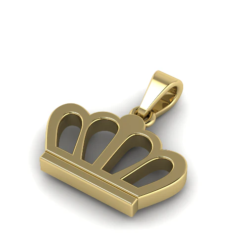 871 Pendant crown 3D Print Model .c4d .max .obj .3ds .fbx .stl .blend 