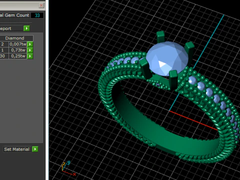 872 Ring 3D Print Model