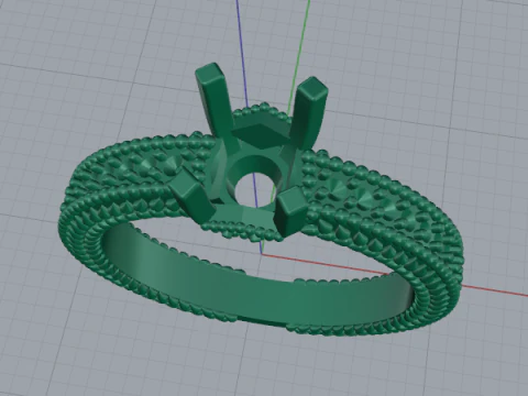 872 Ring 3D Print Model