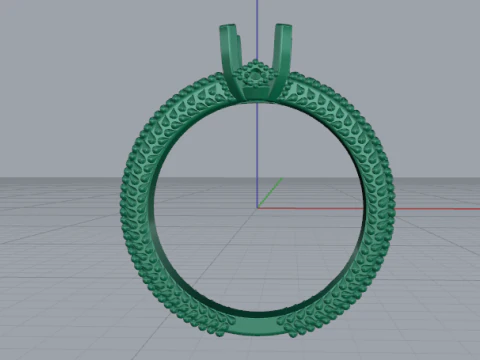 872 Ring 3D Print Model