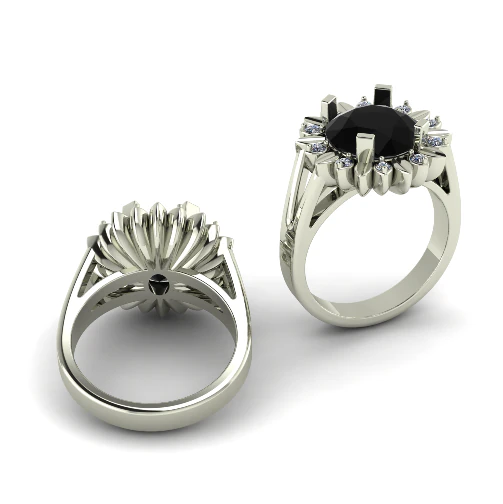 873 Ring 3D Print Model .c4d .max .obj .3ds .fbx .stl .blend 