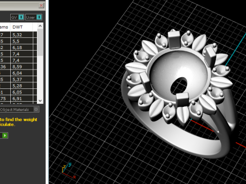 873 Ring 3D 打印模型