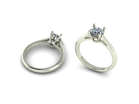 Anel solit&aacute;rio 874 Modelo de Impressão 3D