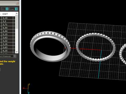 875 Ring Modello di stampa 3D
