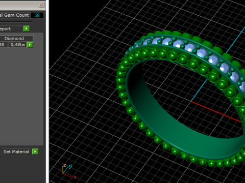 875 Ring Modello di stampa 3D