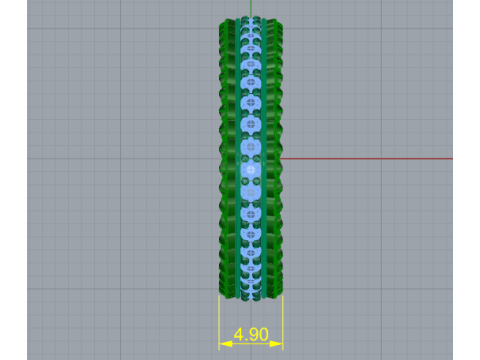 875 Ring Modello di stampa 3D