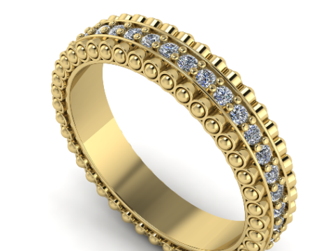 875 Ring Modello di stampa 3D