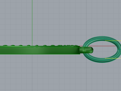 876 Horseshoe pendant 3D Print Model