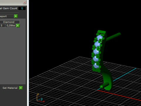 877 Brincos com p&eacute;rolas Modelo de Impressão 3D