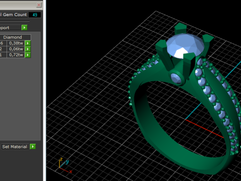 878 Ring 3D 打印模型