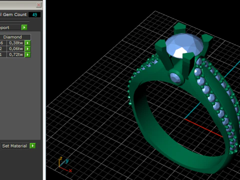 878 Ring 3D Print Model